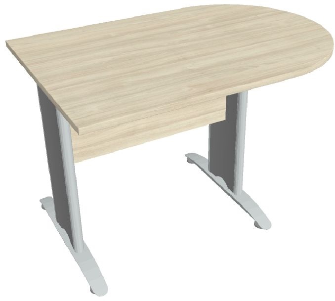 Hobis CROSS CP 1200 1 akác 120 cm íves tárgyaló asztal