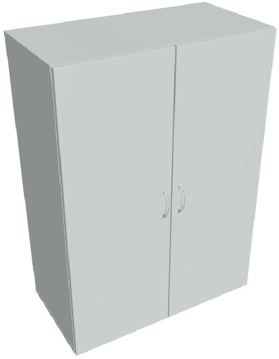 Hobis DRIVE D 3 80 01 szürke 111x80 cm polcos szekrény ajtóval