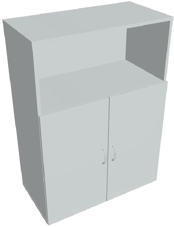 Hobis DRIVE D 3 80 02 szürke 111x80 cm polcos szekrény ajtóval