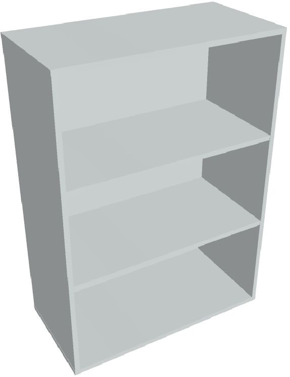 Hobis DRIVE D 3 80 szürke 111x80 cm nyitott polcos szekrény