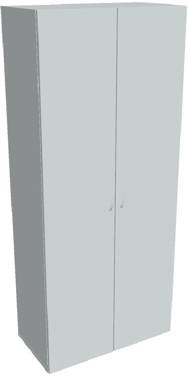 Hobis DRIVE D 5 80 00 szürke 185x80 cm polcos szekrény ajtóval