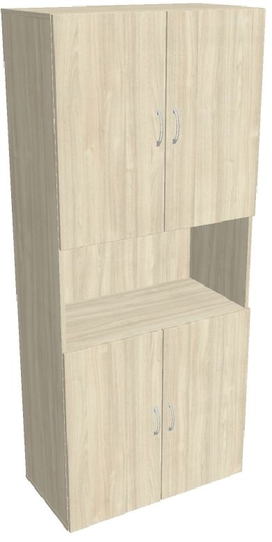 Hobis DRIVE D 5 80 05 akác 185x80 cm polcos szekrény ajtóval
