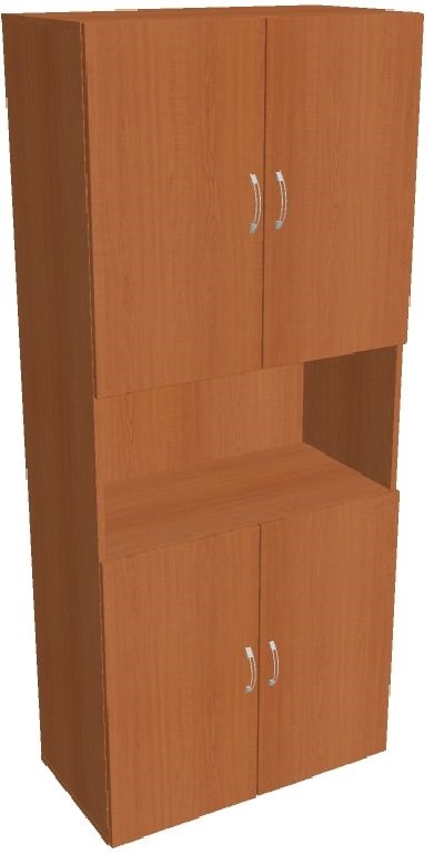 Hobis DRIVE D 5 80 05 cseresznye 185x80 cm polcos szekrény ajtóval