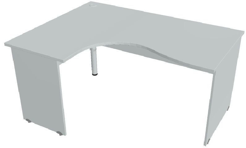 Hobis GATE GE 2005 P szürke 160x120 cm jobb ergo asztal