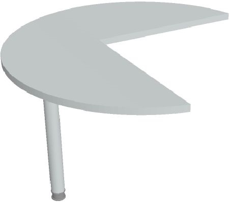 Hobis GATE GP 21 L szürke 100 cm bal tárgyaló asztal