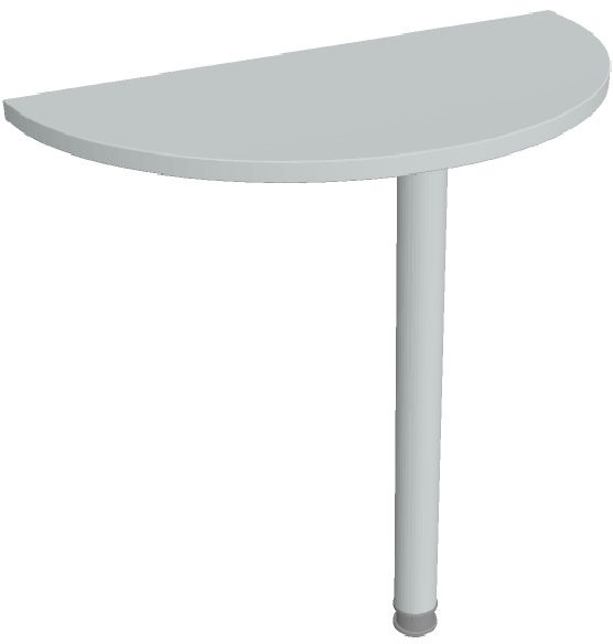 Hobis GATE GP 80 szürke 80 cm végzáró asztal