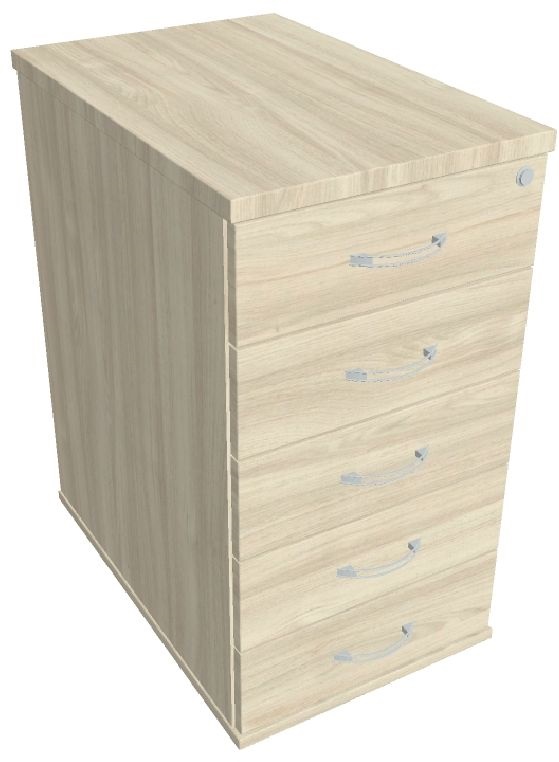 Hobis K 25 C P akác hosszanti 60 cm 5 fiókos konténer