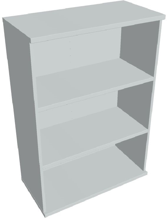 Hobis STRONG S 3 80 szürke 115,2x80 cm nyitott polcos szekrény