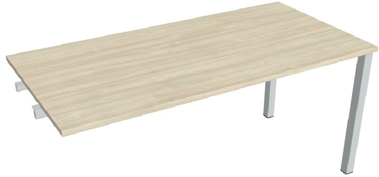 Hobis UNI UJ 1600 R akác 160 cm egyenes, összekapcsoláshoz tárgyaló asztal