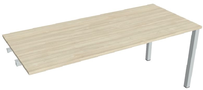 Hobis UNI UJ 1800 R akác 180 cm egyenes, összekapcsoláshoz tárgyaló asztal
