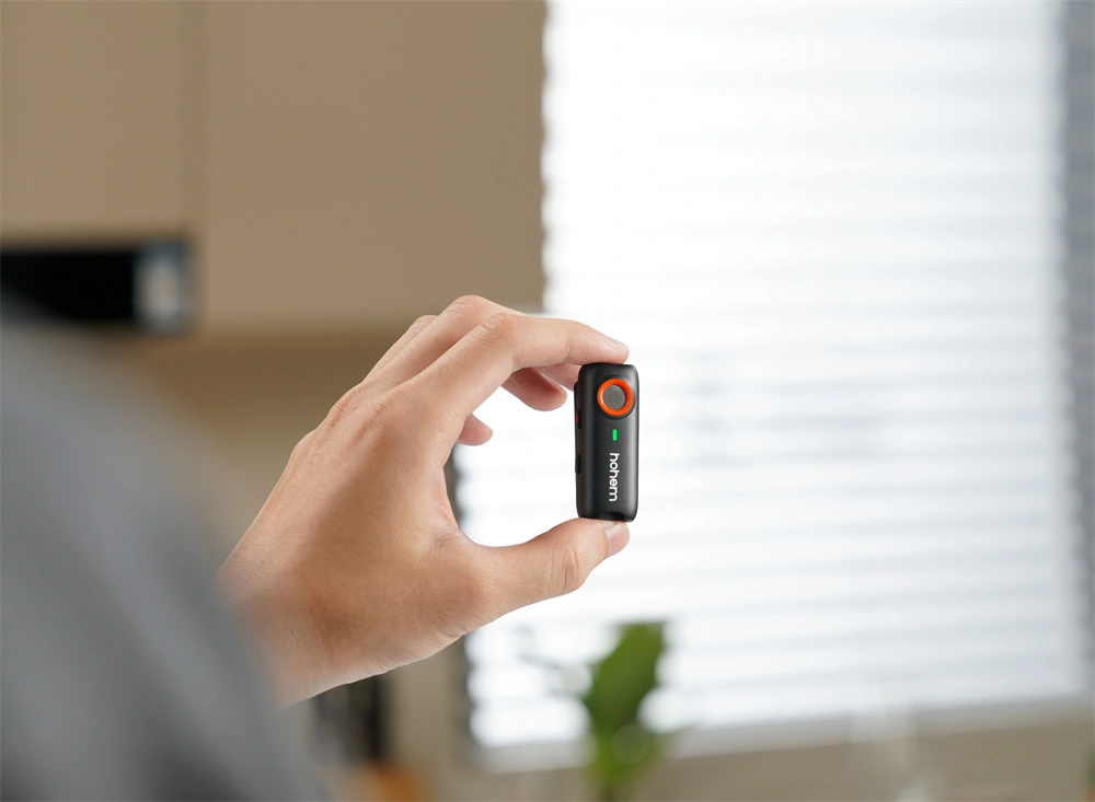 Hohem 2db mikrofon 1db vevőegység vezeték nélküli mikrofon + töltőtok