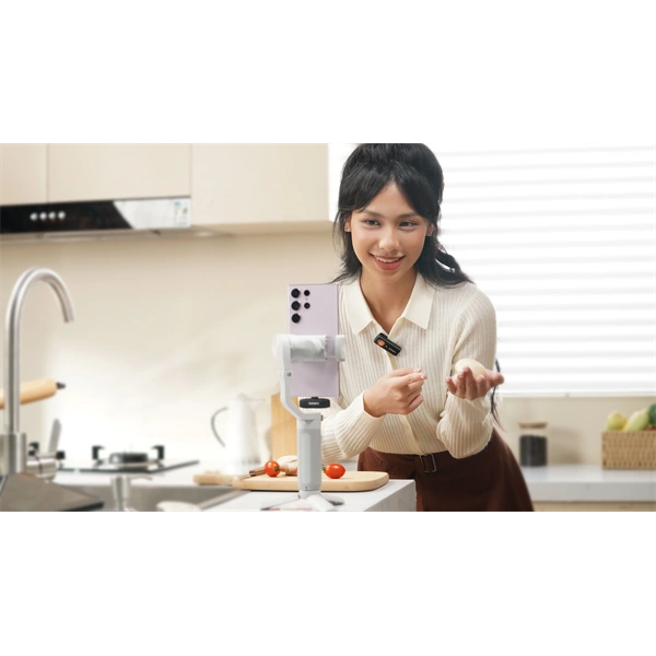 Hohem 2db mikrofon 1db vevőegység vezeték nélküli mikrofon + töltőtok