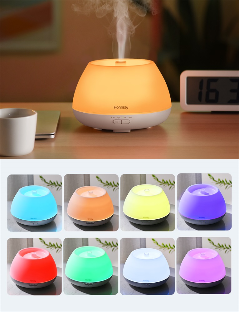 Homásy VicTsing HMHM609AWEU fehér illóolaj párásító