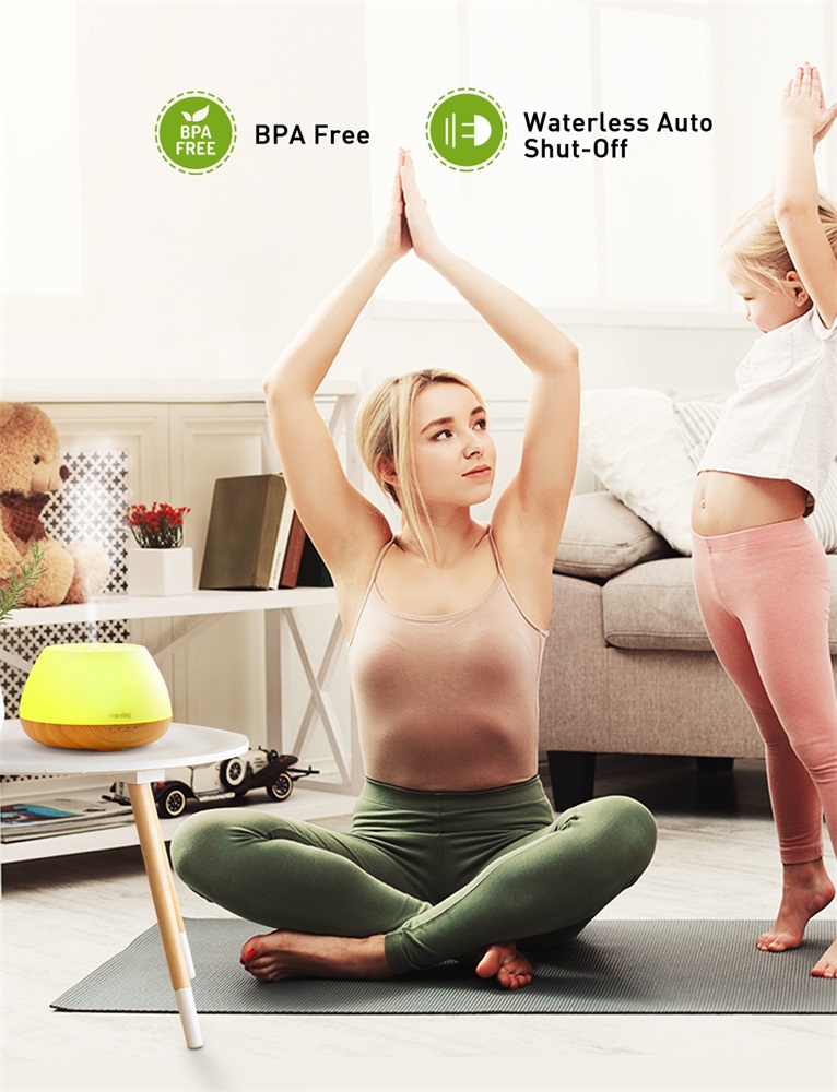 Homásy VicTsing HMHM609AWEU fehér illóolaj párásító