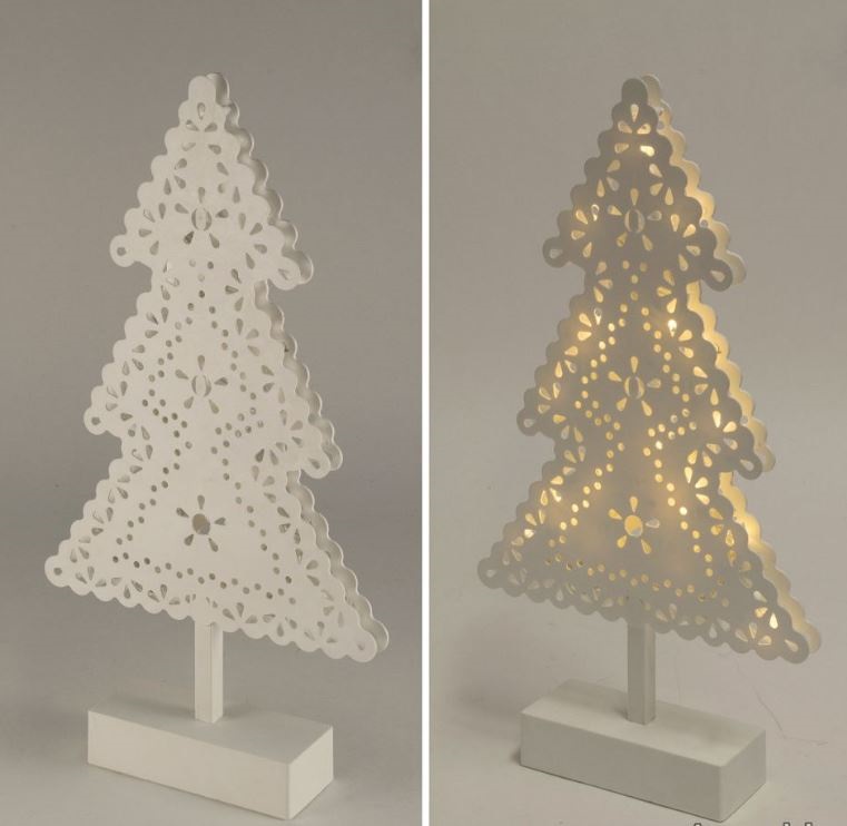 Home KAD 19 PINE fenyőfa 20LED/beltéri/meleg fehér karácsonyi dísz