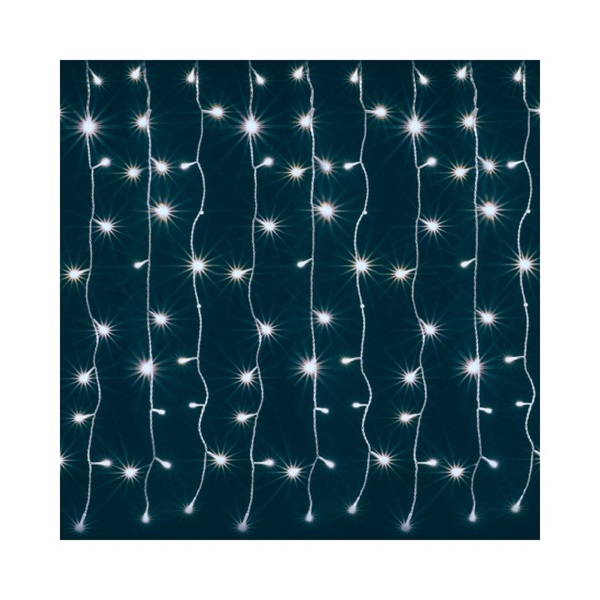 Home KIN 168C/WH 1,2m/168 LED/kül-beltéri/hideg fehér karácsonyi fényfüggöny