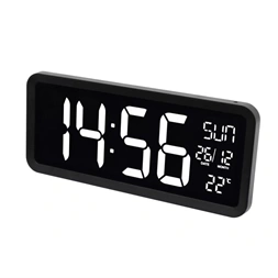 Home LTCJUMBO hőmérővel LED asztali/fali óra