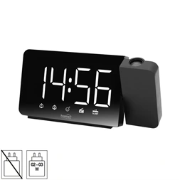 Home LTCRP03 projektorral LED ébresztőóra rádióval