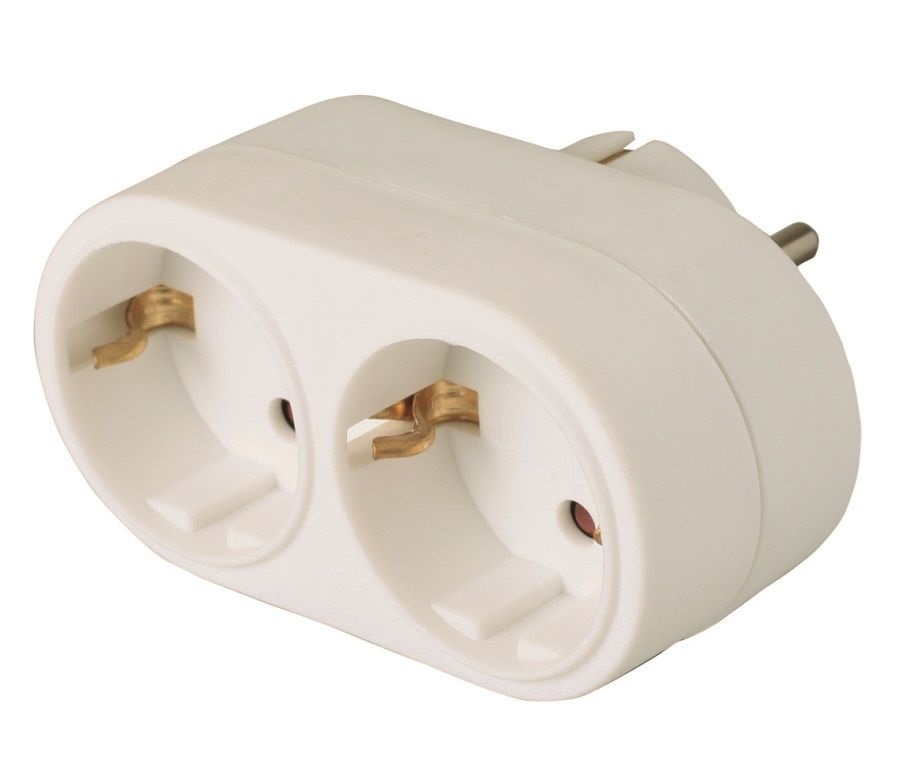 Home NV 22-90 16A 3500Watt földelt elfordított 2-es elosztó