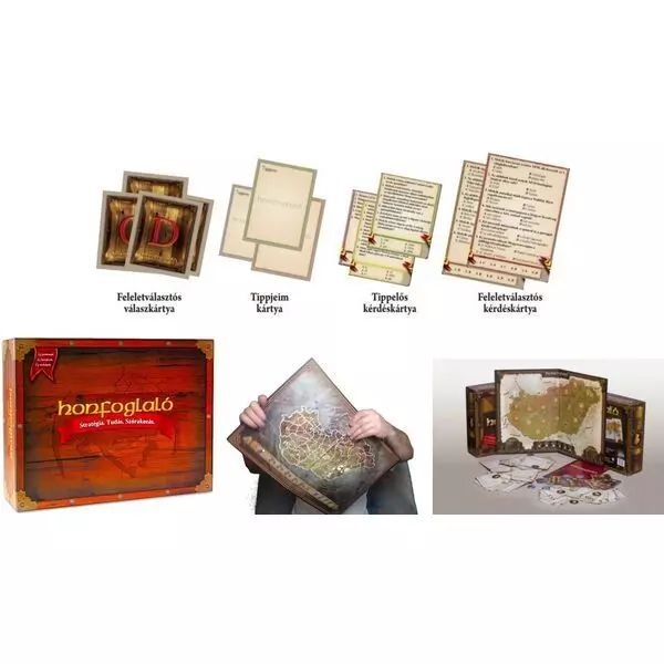 Honfoglaló társasjáték - 2 térképes