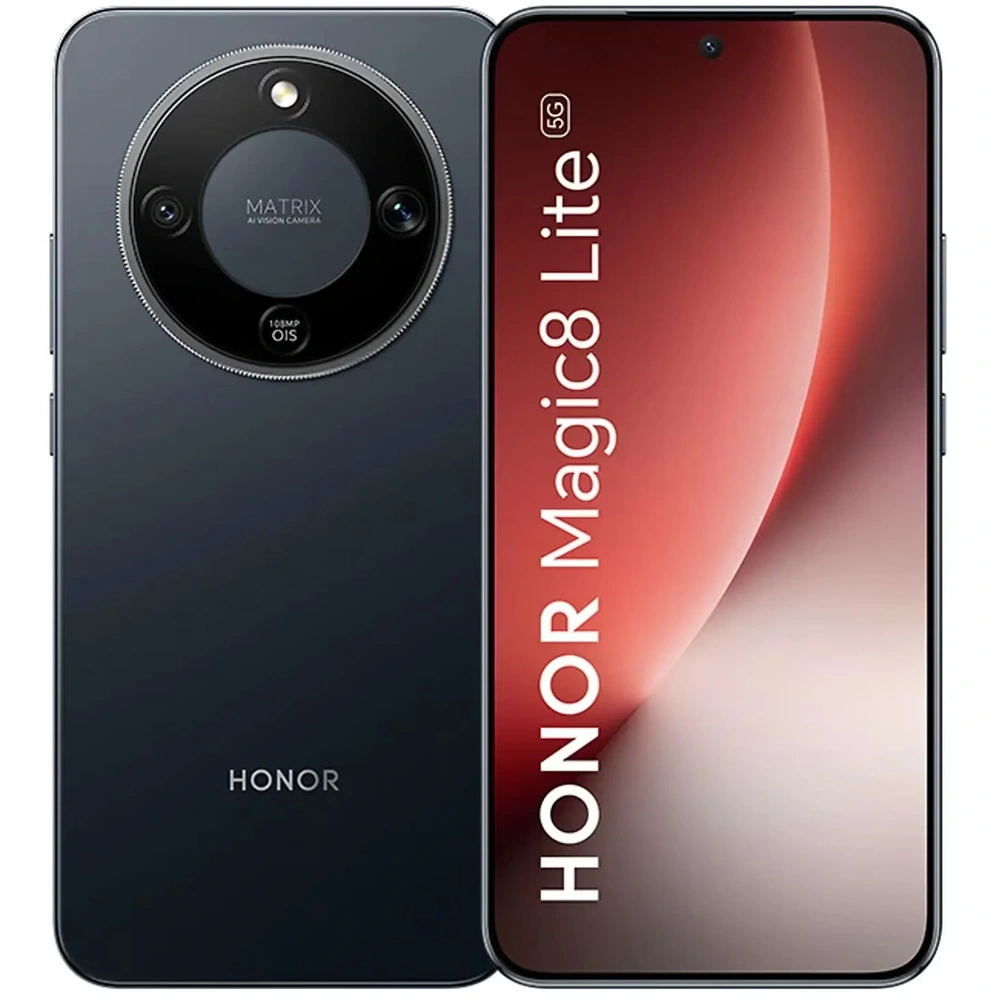 Honor Magic 8 Lite 6,79" 5G 8/256GB DualSIM fekete okostelefon