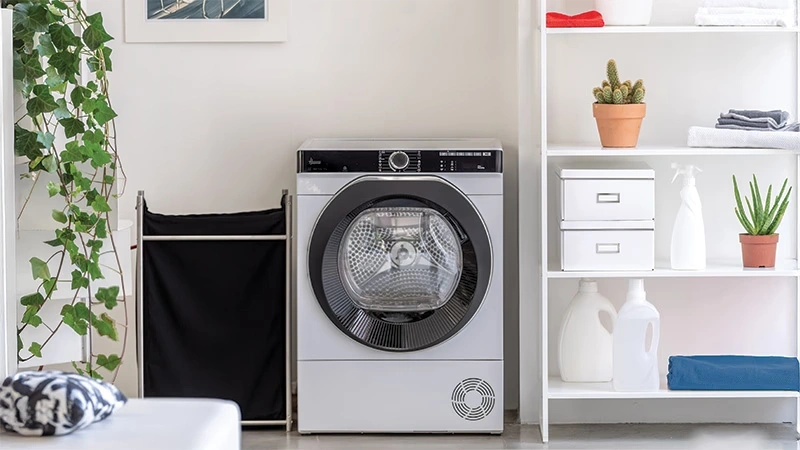 Hoover NDP4 H7A2TCBEX-S fehér, 7kg, hőszivattyús, szárítógép