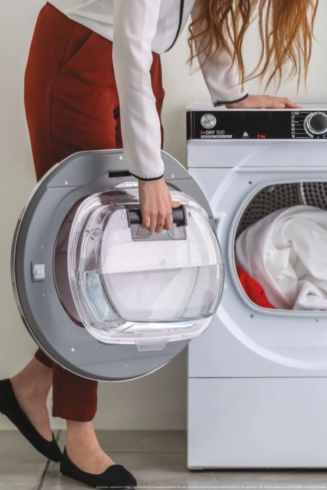 Hoover NDPEH9A3TCBEXS-S fehér, 9 kg, hőszivattyús, szárítógép (Újszerű)