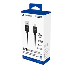 Hori Charging Play 3m PlayStation 5 USB Type C adat és töltő kábel