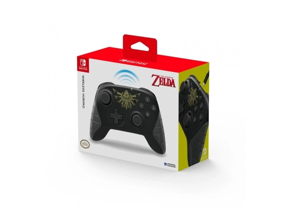 Hori NSP164 Nintendo Switch HORIPAD The Legend of Zelda mintás vezeték nélküli fekete kontroller