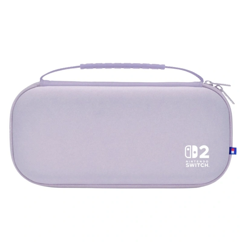 Hori Slim Tough Pouch, Nintendo Switch 2, Official, levendula konzol védőtok