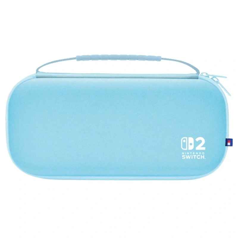 Hori Slim Tough Pouch, Nintendo Switch 2, Official, világoskék konzol védőtok