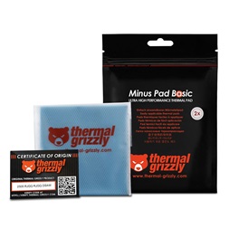 Hővezető lap Thermal Grizzly Minus Pad Basic - 100 x 100 x 0,5 mm, 2 db
