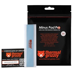 Hővezető lap Thermal Grizzly Minus Pad Pro - 120 x 20 x 2,0 mm, 2 db