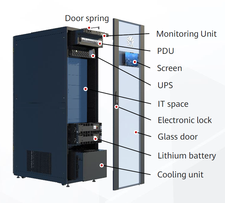 Huawei Fusion Module500-U61A21SLN 42U Smart mini data center