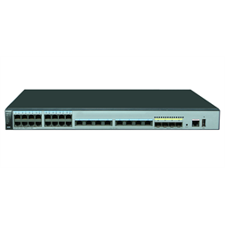 Huawei S5720-28X-PWH-LI-AC 16xGbE PoE+ LAN 8xEthernet 100M/1/2.5G PoE++ 4x10GbE SFP+ 360W PoE++ L3 menedzselhető switch