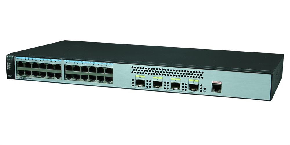 Huawei S5720S-28P-LI-AC 24GbE LAN 4xGbE SFP L3 menedzselhető switch