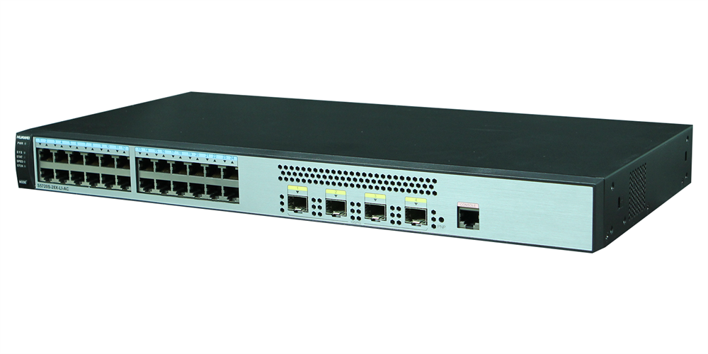 Huawei S5720S-28X-LI-AC 24GbE LAN 4x10GbE SFP+ L3 menedzselhető switch