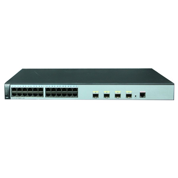 Huawei S5720-28P-PWR-LI-AC 24port GbE LAN PoE+ (370W) L3 menedzselhető switch (Újracsomagolt)