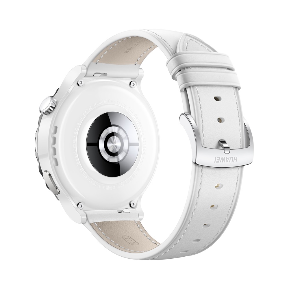 Huawei Watch GT 3 Pro (43mm) fehér bőr pántos fehér okosóra