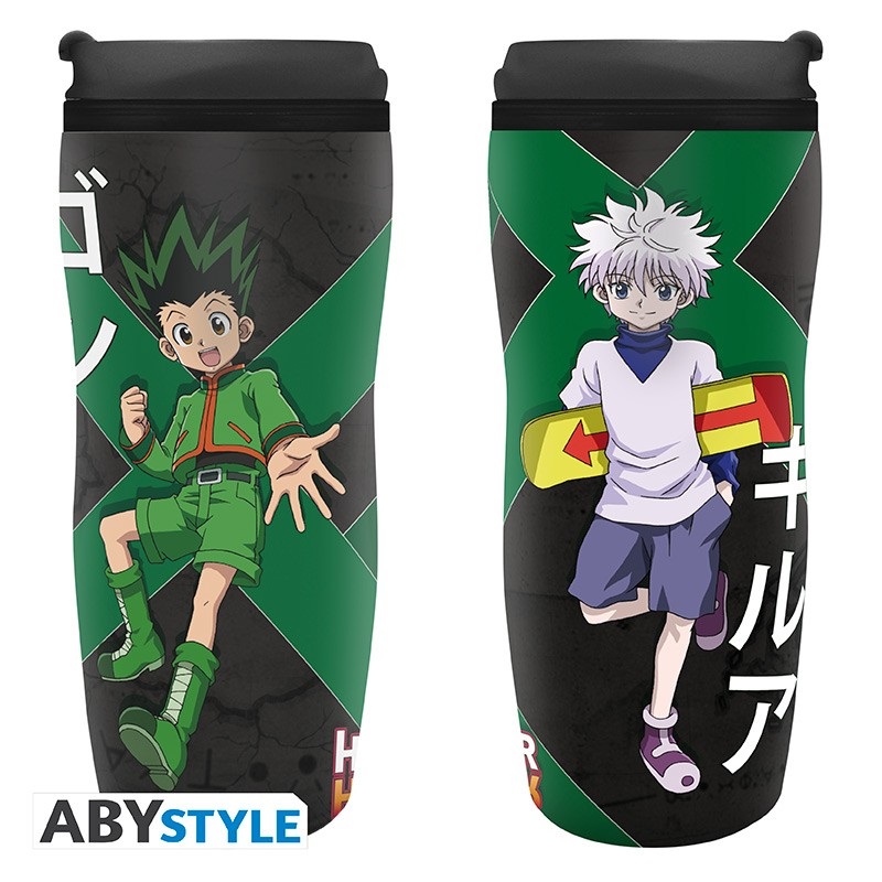 Hunter X Hunter "Gon & Killua" 355ml műanyag utazó bögre