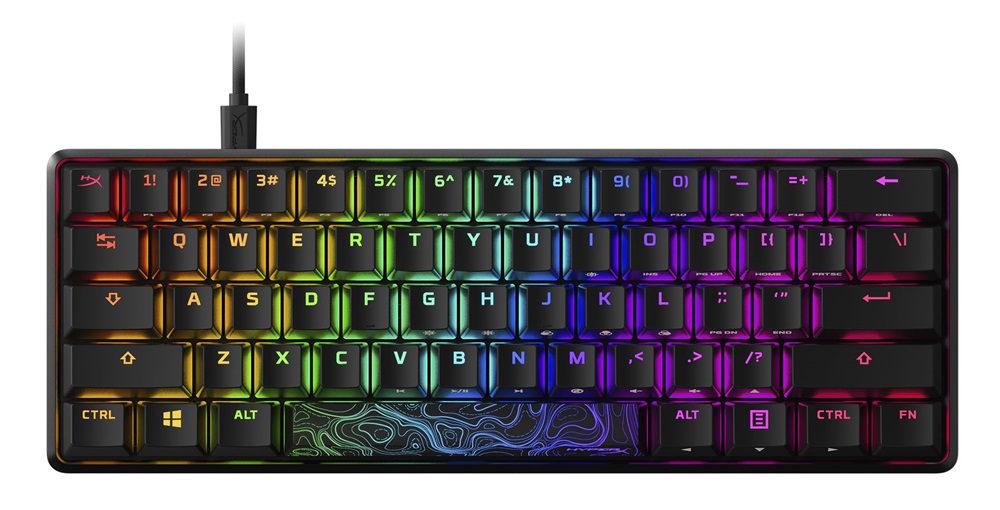 HyperX Alloy Origins 60 mechanikus US gamer billentyűzet