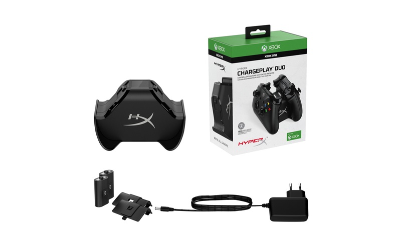 HyperX 4P5M6AM ChargePlay Duo Xbox One fekete kontroller töltőállomás