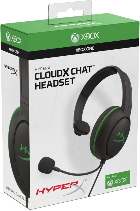 HyperX CloudX Chat (Xbox Licensed) 3,5 Jack fekete gamer headset