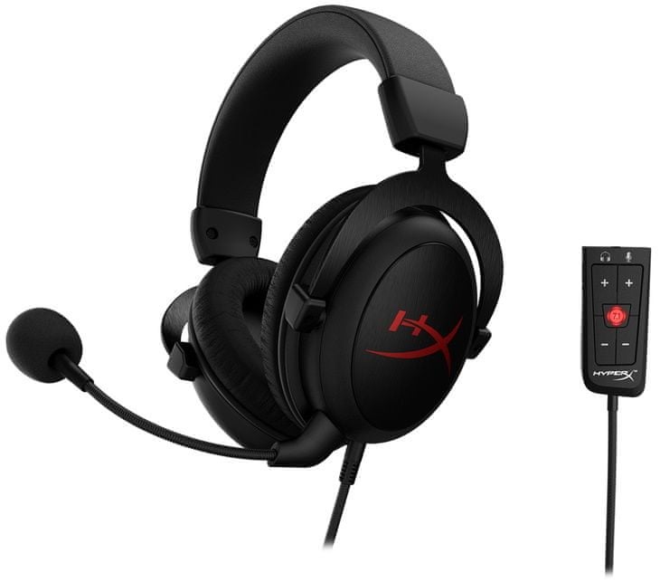 HyperX Cloud Core + 7.1 3,5 Jack fekete gamer headset