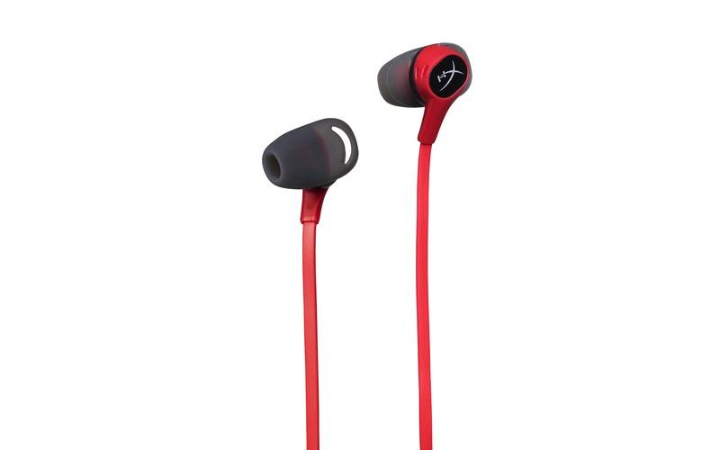 HyperX Cloud Earbuds 3,5 Jack piros gamer fülhallgató