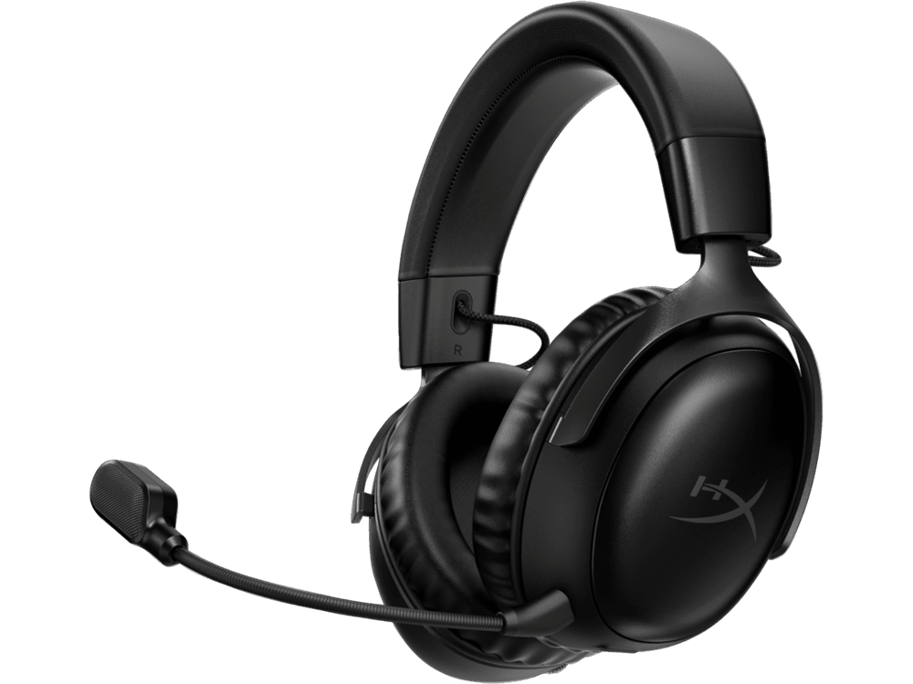 HyperX Cloud III Wireless fekete gamer headset