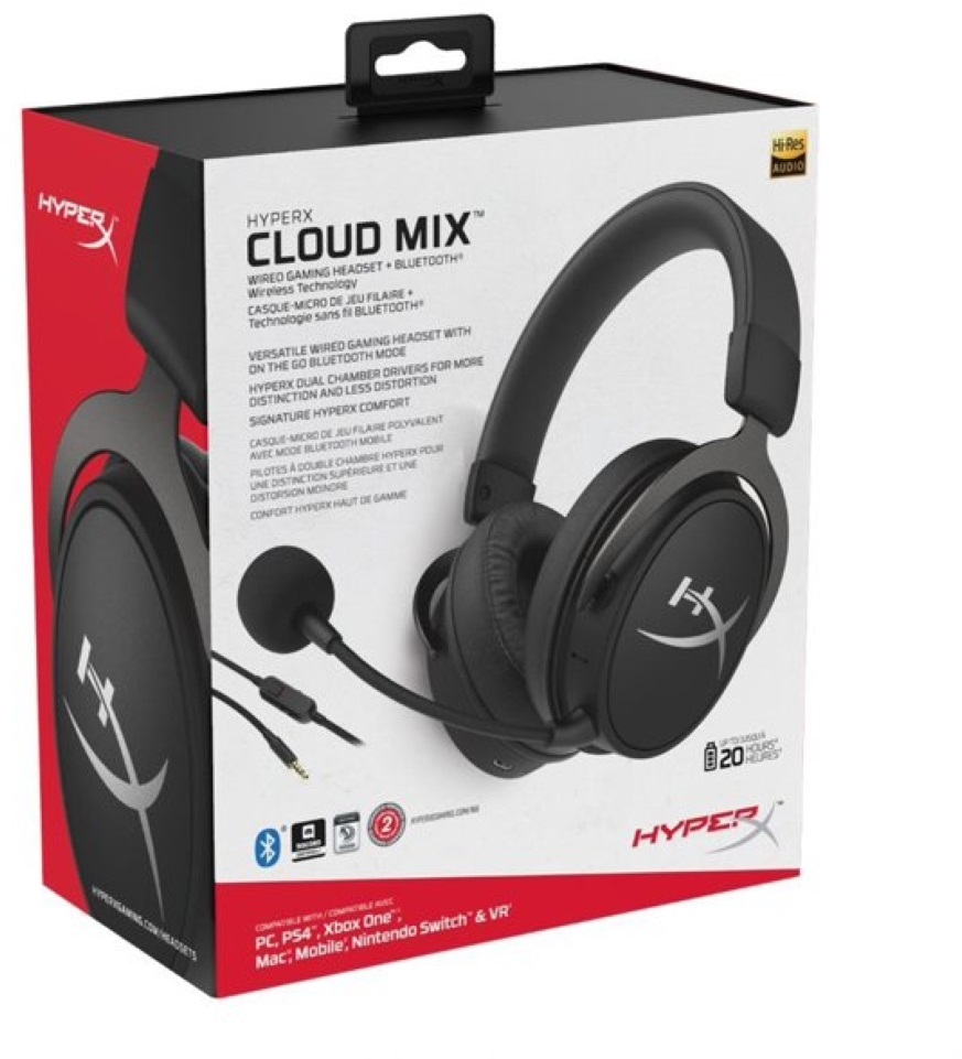 HyperX Cloud MIX 3,5 Jack fekete gamer headset