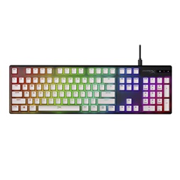 HyperX Pudding PBT US fehér gamer billentyű szett