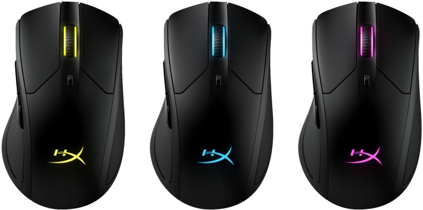 HyperX Pulsefire Dart vezeték nélküli fekete gamer egér