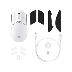 HyperX Pulsefire Haste 2 vezeték nélküli fehér gamer egér